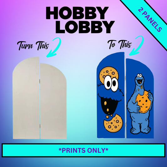 Hobby Lobby 2 Panels > Prints Only > Matte or Glossy Vinyl