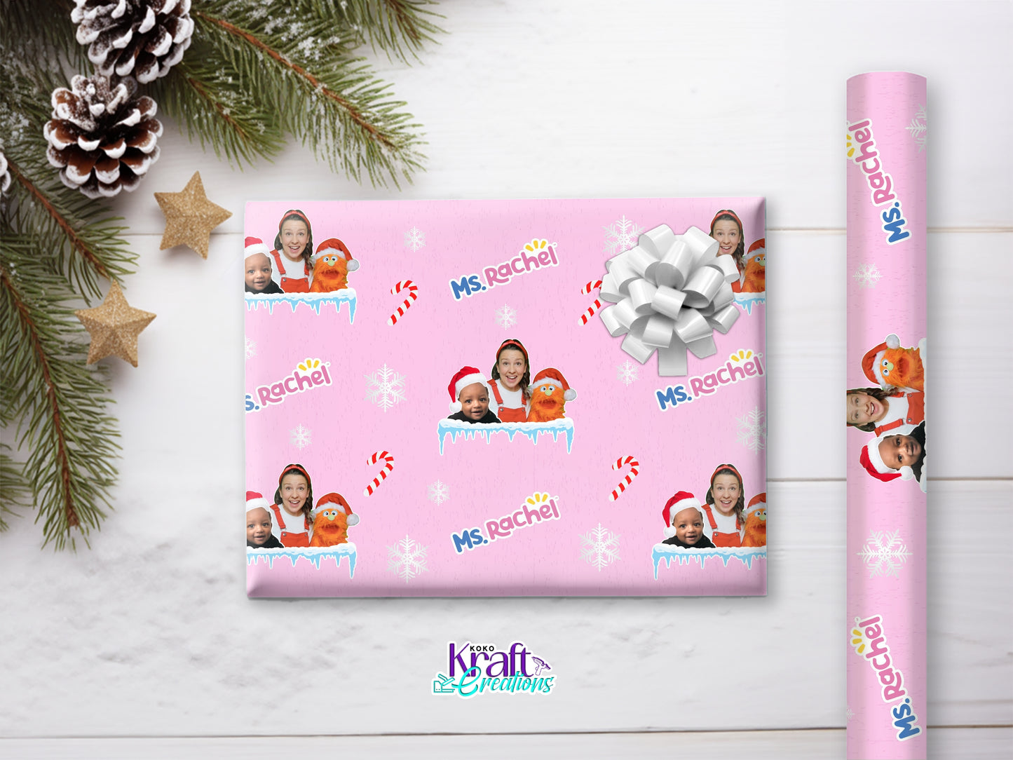 Custom Wrapping Paper - Mz Rachel Christmas