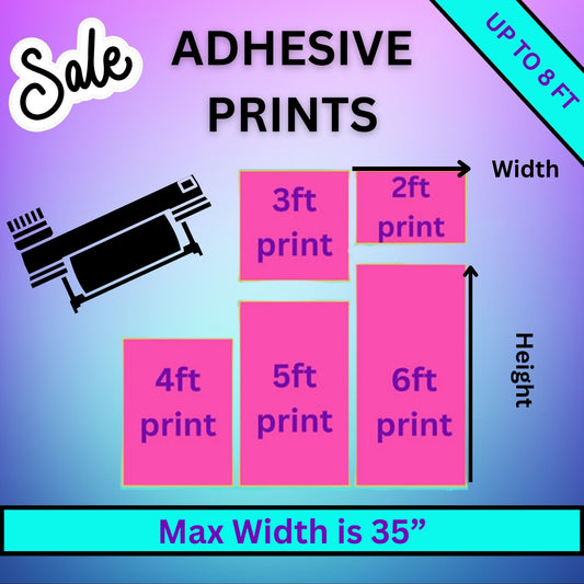 Adhesive Prints Glossy/Matte